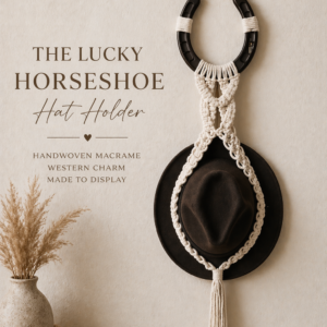 The Lucky Horseshoe Hat Holder