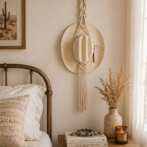 Macramé Hat Holder